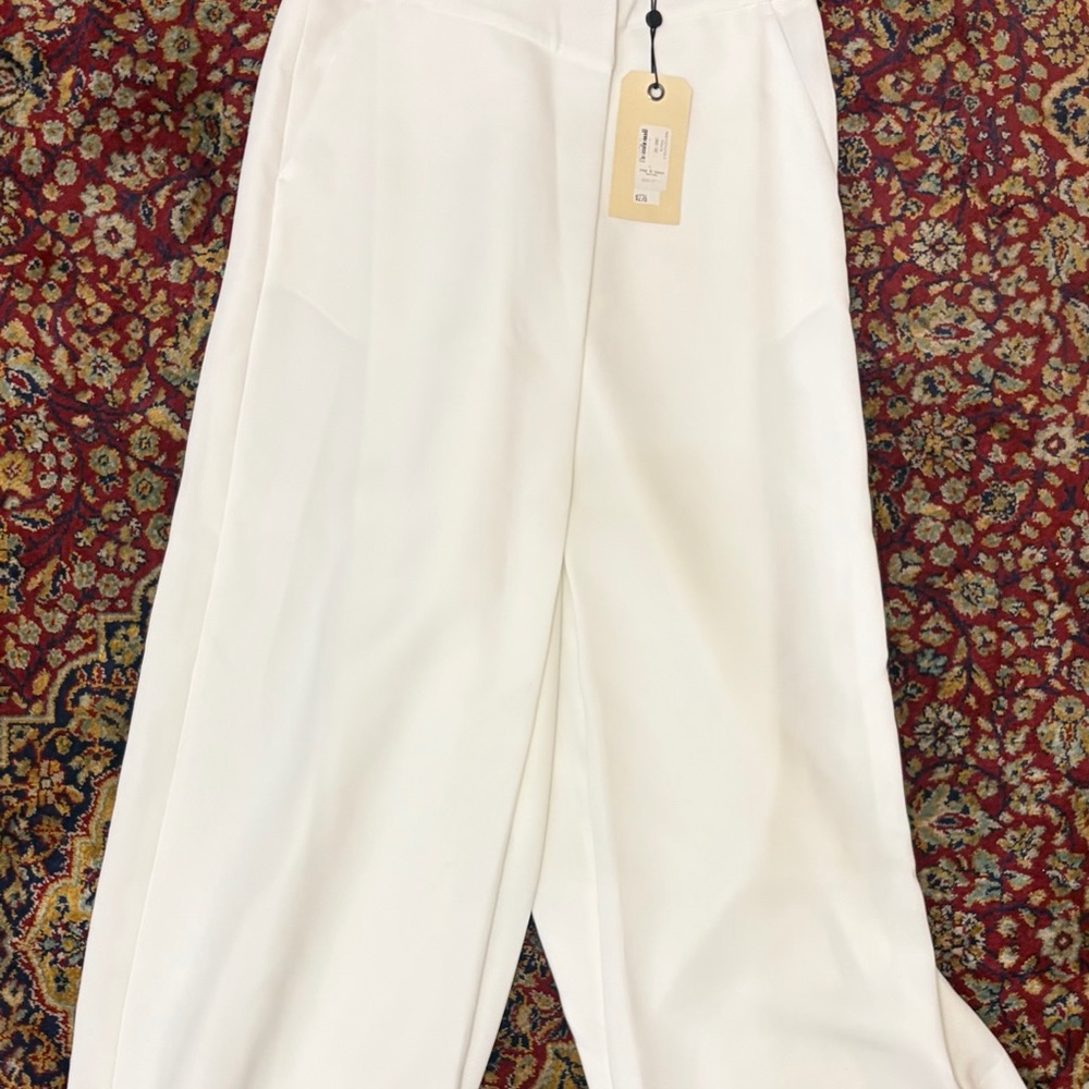 Rag & Bone cream Wide Leg gaucho culotte Pants